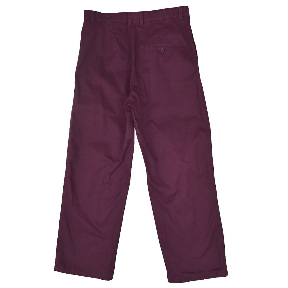 COS Maroon Straight Leg Pants US 8 Women Tailored Capsule Minimalist - Picture 2 of 7